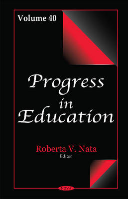 Roberta Nata - Progress in Education: Volume 40 - 9781634855167 - V9781634855167