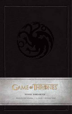 Insight Editions - Game of Thrones: House Targaryen Ruled Pocket Journal - 9781683830399 - V9781683830399