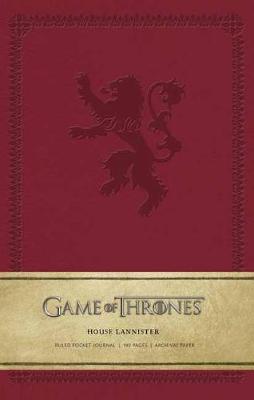 Insight Editions - Game of Thrones: House Lannister Ruled Pocket Journal - 9781683830405 - V9781683830405