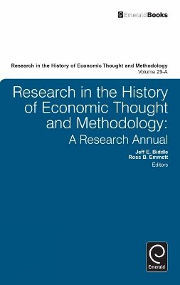 J.e. Bi R.b. Emmett - Research in the History of Economic Thought and Methodology: A Research Annual - 9781780520063 - V9781780520063