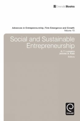 G Thomas Lumpkin - Social and Sustainable Entrepreneurship - 9781780520728 - V9781780520728