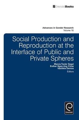 Marcia Texler Segal - Social Production and Reproduction at the Interface of Public and Private Spheres - 9781780528748 - V9781780528748