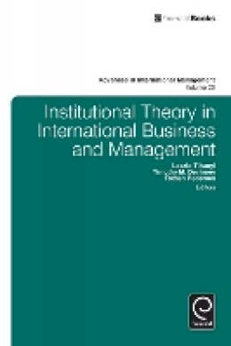 Professor L Tihanyi - Institutional Theory in International Business - 9781780529080 - V9781780529080