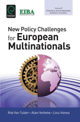 Rob Van Tulder - New Policy Challenges for European Multinationals - 9781781900208 - V9781781900208