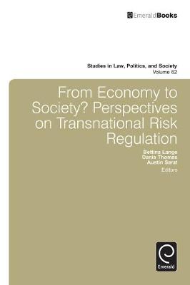 Bettina Lange - From Economy to Society: Perspectives on Transnational Risk Regulation - 9781781907382 - V9781781907382