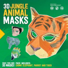 Steve Wintercroft - 3D Jungle Animal Masks: Designed by Wintercroft - 9781783122639 - V9781783122639