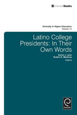 David Leon (Ed.) - Latino College Presidents: In Their Own Words - 9781783501427 - V9781783501427