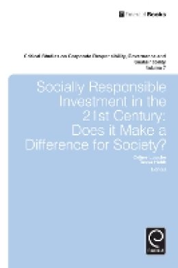 Celine Louche (Ed.) - Socially Responsible Investment in the 21st Century: Does it Make a Difference for Society? - 9781783504671 - V9781783504671
