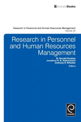 M. Ronald Buckley (Ed.) - Research in Personnel and Human Resources Management - 9781783508471 - V9781783508471