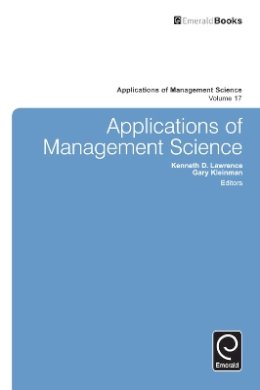 Kenneth D. Lawrence - Applications of Management Science - 9781784412111 - V9781784412111