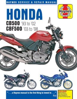 Haynes Publishing - Honda CB500 & CBF500 (93 - 08) - 9781785210013 - V9781785210013