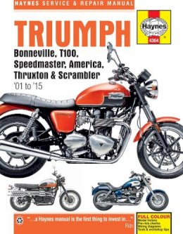 Haynes Publishing - Triumph Bonneville, T100, Speedmaster, America, Thruxton & Scrambler (01 - 15) - 9781785210365 - V9781785210365