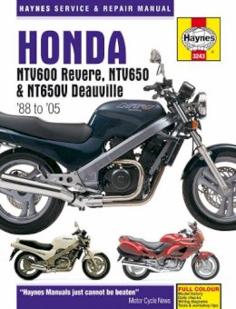 Haynes Publishing - Honda NTV600 Revere, NTV650 & NTV650V Deauville (88-05): 88-05 - 9781785210402 - V9781785210402