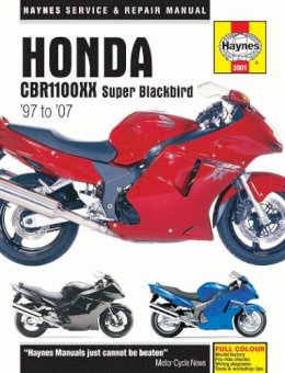 Haynes Publishing - Honda CBR1100XX Super Blackbird (97-07): 97-07 - 9781785210525 - V9781785210525