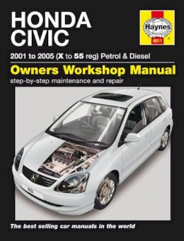 Haynes Publishing - Honda Civic Petrol & Diesel (01 - 05) Haynes Repair Manual - 9781785212765 - V9781785212765