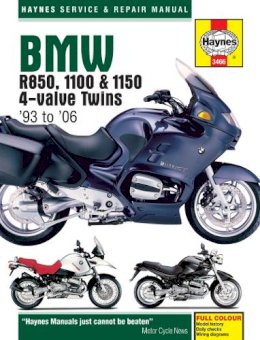 Haynes Publishing - BMW R850, 1100 & 1150 4-valve Twins (93 - 06) Haynes Repair Manual - 9781785212826 - V9781785212826