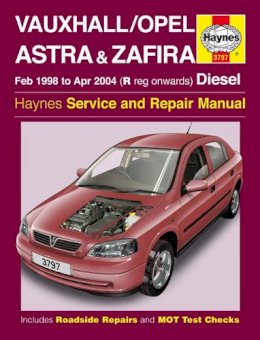 Haynes Publishing - Vauxhall/Opel Astra & Zafira Diesel (Feb 98 - Apr 04) Haynes Repair Manual - 9781785212888 - V9781785212888