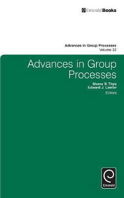 Shane R. Thye (Ed.) - Advances in Group Processes - 9781785600777 - V9781785600777