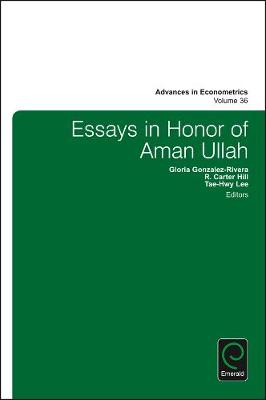 Hardback - Essays in Honor of Aman Ullah - 9781785607875 - V9781785607875