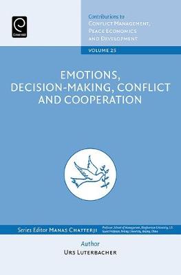 Hardback - Emotions, Decision-Making, Conflict and Cooperation - 9781786350329 - V9781786350329