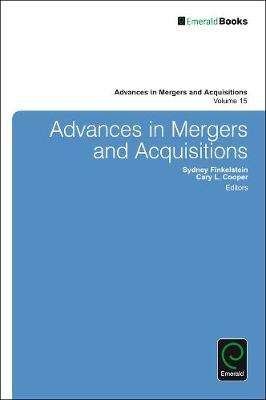 Hardback - Advances in Mergers and Acquisitions - 9781786353948 - V9781786353948