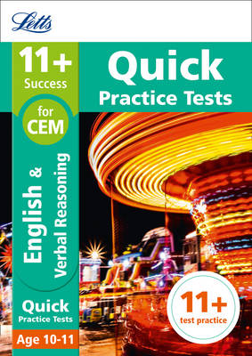 Letts 11+ - Letts 11+ Success  11+ Verbal Reasoning Quick Practice Tests: for the CEM tests: Age 10-11 - 9781844198948 - V9781844198948