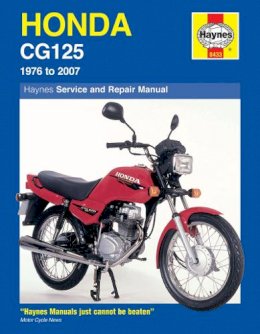 Jeremy Churchill - Honda CG125 Service and Repair Manual - 9781844257539 - V9781844257539