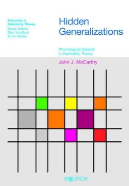 John J. Mccarthy - Hidden Generalizations - 9781845530525 - V9781845530525