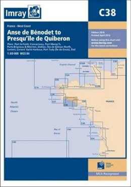 Imray - C38 Benodet to Quiberon - 9781846237171 - V9781846237171