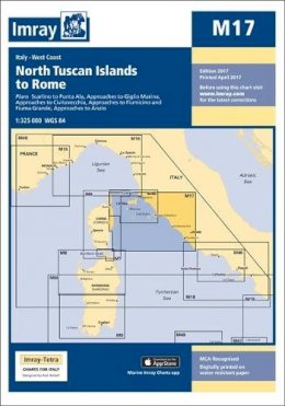 Imray - Imray Chart M17: North Tuscan Islands to Rome (M Series) - 9781846238765 - V9781846238765