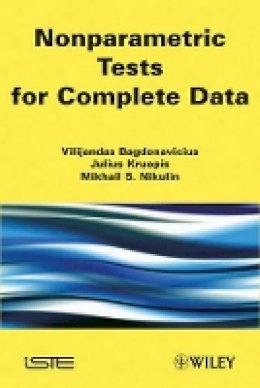 Vilijandas Bagdonavicius - Nonparametric Tests for Complete Data - 9781848212695 - V9781848212695