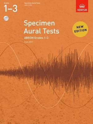 Abrsm - Specimen Aural Tests, Grades 1-3 with 2 CDs: new edition from 2011 - 9781848492561 - V9781848492561