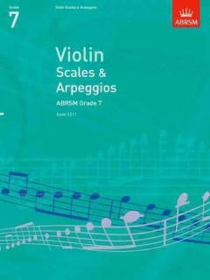Abrsm - Violin Scales & Arpeggios, ABRSM Grade 7: from 2012 - 9781848493445 - V9781848493445