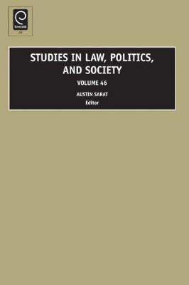 Austin Sarat - Studies in Law, Politics, and Society - 9781848553781 - V9781848553781