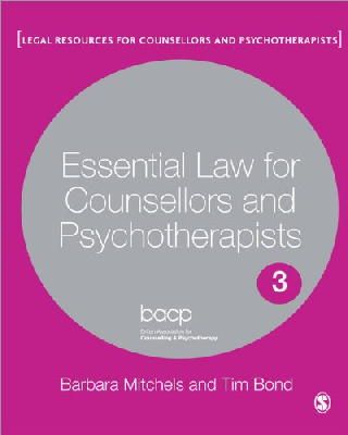 Barbara Mitchels - Essential Law for Counsellors and Psychotherapists - 9781848608863 - V9781848608863