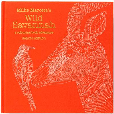 Millie Marotta - Millie Marotta´s Wild Savannah Deluxe Edition: a colouring book adventure - 9781849943871 - V9781849943871