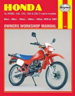 Haynes Publishing - Honda XL/XR80, 100, 125, 185 and 200 2 Valve Models, 1978-87 Owner's Workshop Manual - 9781850103479 - V9781850103479