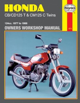 Haynes Publishing - Honda CB/CD125T and CM125C Twins 1977-88 Owner's Workshop Manual - 9781850106449 - V9781850106449