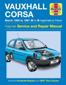 Haynes Publishing - Vauxhall Corsa (93-97) Service and Repair Manual - 9781859604601 - V9781859604601