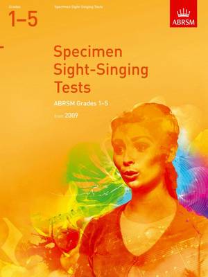Abrsm - Specimen Sight-Singing Tests, Grades 1-5 - 9781860969584 - V9781860969584