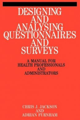 Chris Jackson - Designing and Analysing Questionnaires and Surveys - 9781861560728 - V9781861560728