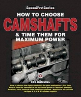 Des Hammill - Camshafts and Camshaft Tuning for High Performance Engines - 9781903706596 - V9781903706596