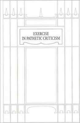 Kate Briggs - Exercise in Pathetic Criticism - 9781907468087 - 9781907468087