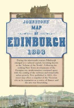 Old House Books & Maps - Map of Edinburgh 1893 (Historical Map) - 9781908402189 - 9781908402189