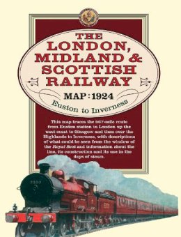 Old House Books & Maps - London Midland & Scottish Rail Map 1924 (Old House) - 9781908402295 - 9781908402295