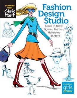 Christopher Hart - Fashion Design Studio: Learn to Draw Figures, Fashion, Hairstyles & More - 9781936096626 - V9781936096626