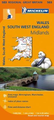  Norstedts Kartor - Wales, the Midlands, South West England (Michelin Regional Maps) - 9782067183308 - V9782067183308