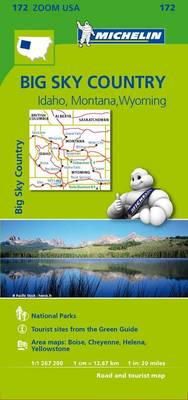 Michelin - Big Sky Countries Zoom Map 172 (Michelin Zoom Map) - 9782067190801 - V9782067190801