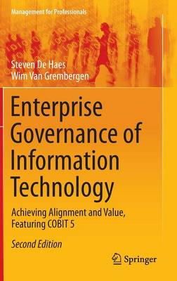 Steven De Haes - Enterprise Governance of Information Technology: Achieving Alignment and Value, Featuring COBIT 5 - 9783319145464 - V9783319145464
