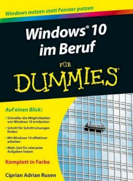 Ciprian Adrian Rusen - Windows 10 im Beruf Fur Dummies - 9783527712557 - V9783527712557
